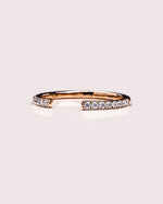 Load image into Gallery viewer, 0.20 TCW Round Cut Lab Grown Diamond Wedding Band Gift For Her Mapple Gems