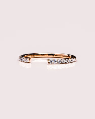 0.20 TCW Round Cut Lab Grown Diamond Wedding Band Gift For Her Mapple Gems