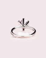Load image into Gallery viewer, Conflict-Free Round Brilliant Cut Diamond Look Ring