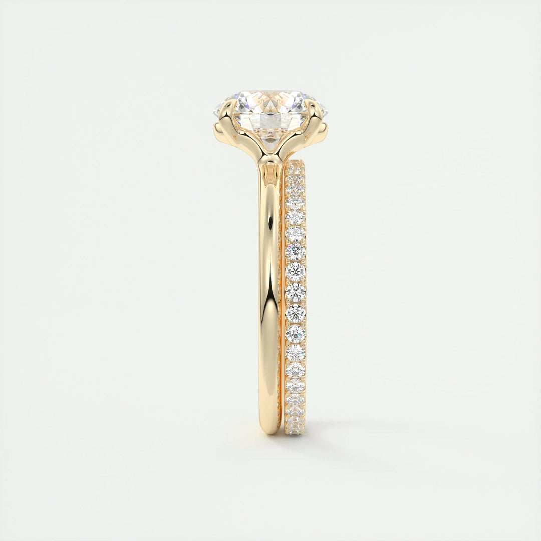 Conflict-Free Solitaire Diamond Look Ring