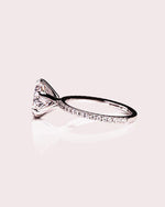 Load image into Gallery viewer, Classic Round Solitaire Moissanite Promise Ring