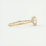 Load image into Gallery viewer, Custom Made Round Moissanite Promise Ring