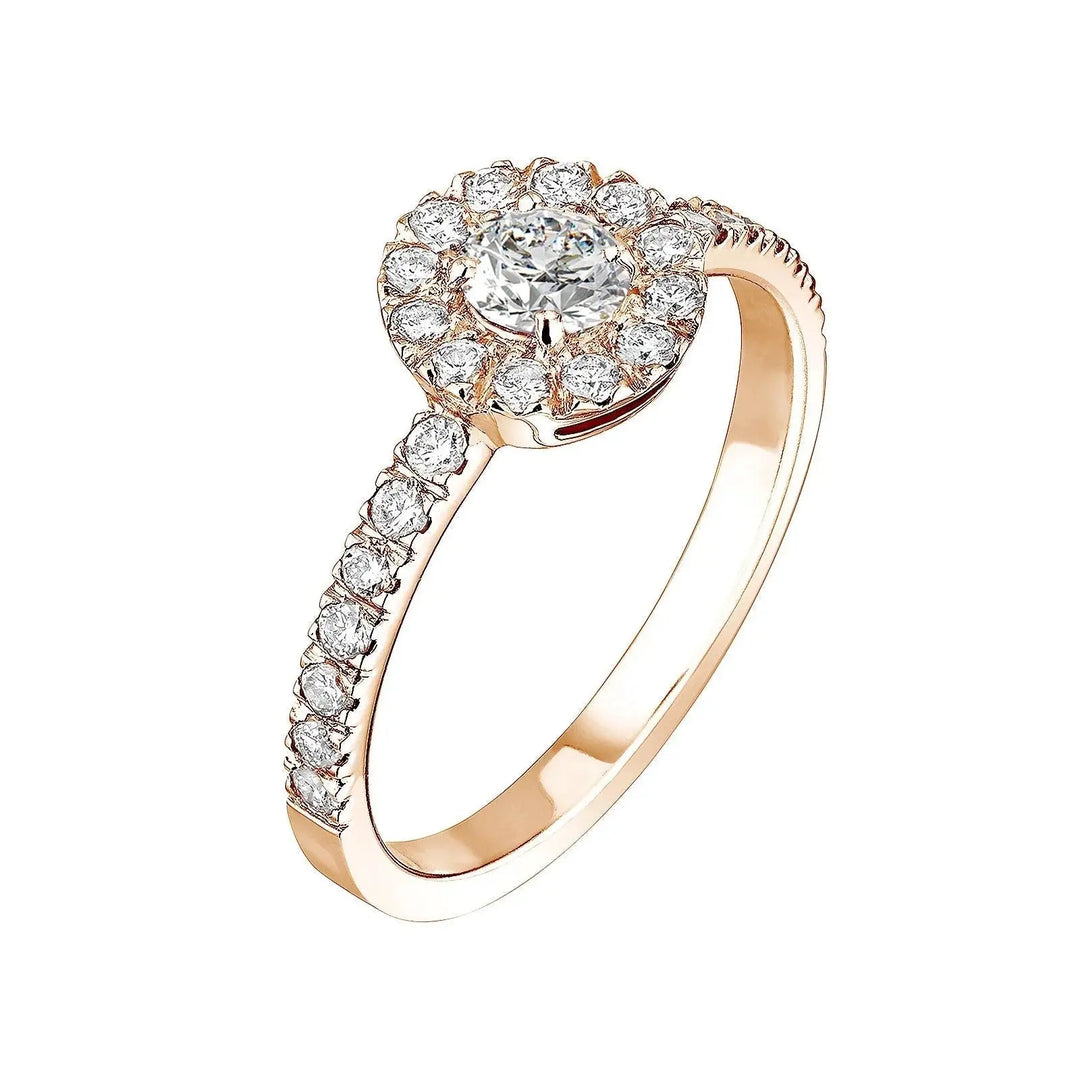 Handmade Round Brilliant Cut Solitaire Ring