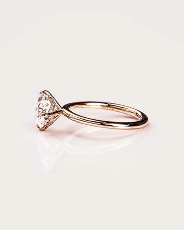 Classic Round Diamond Look Wedding Ring