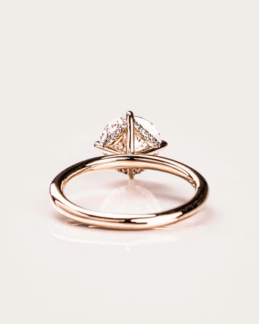 Unique Travel Friendly Moissanite Ring