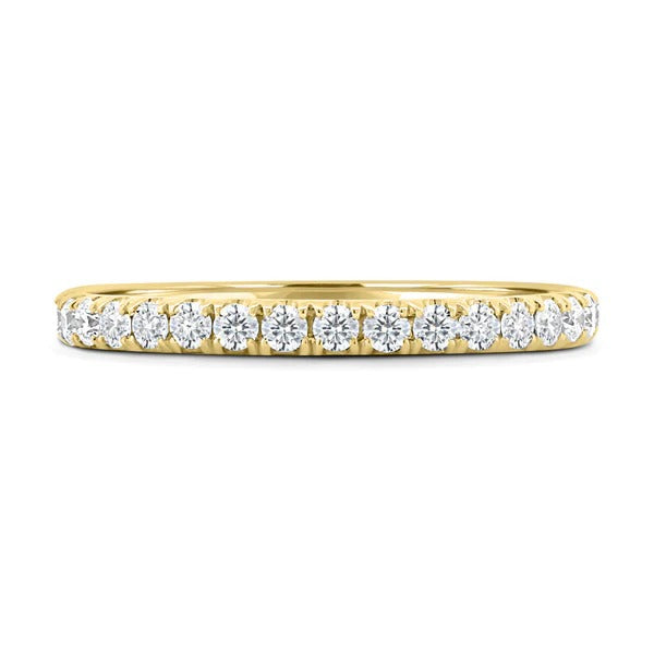 Two thirds pave band side view