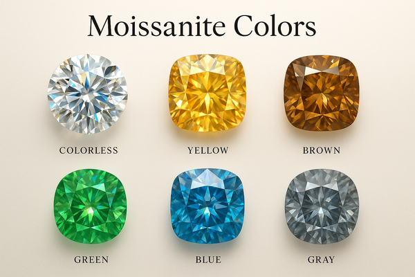 Everything You Need to Know About Moissanite Colors