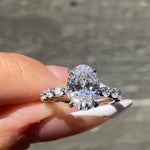 Load image into Gallery viewer, Timeless Gold Moissanite Promise Ring