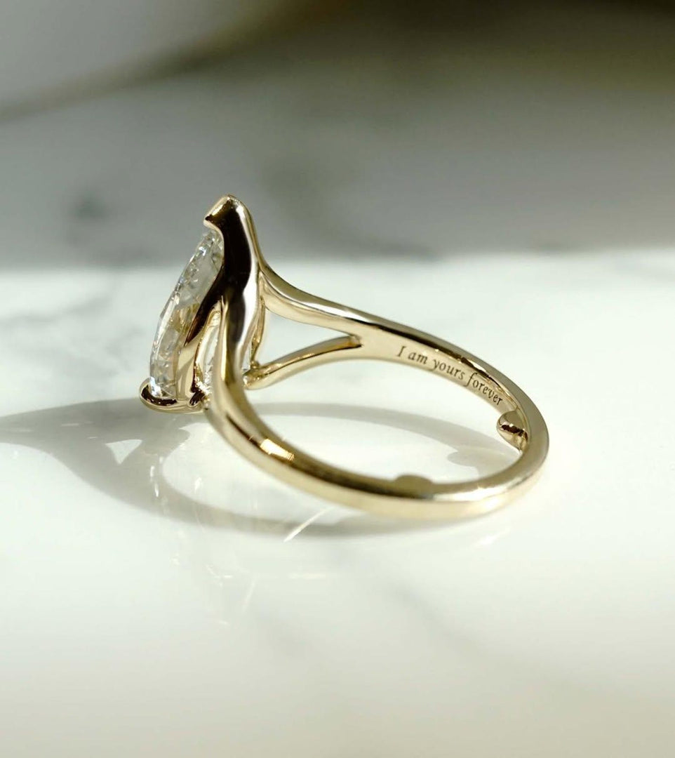 Conflict-Free Pear Shaped Moissanite Jewelry