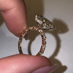 Load image into Gallery viewer, Handmade Oval Cut Promise Ring for Her