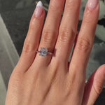 Load and play video in Gallery viewer, Handmade Moissanite Solitaire Wedding Ring