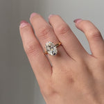 Load and play video in Gallery viewer, Handmade Oval Cut Wedding Ring