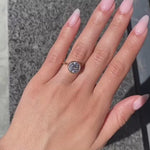 Load and play video in Gallery viewer, Handmade Brilliant Cut Solitaire Wedding Ring