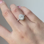 Load and play video in Gallery viewer, Handmade Sterling Silver Oval Promise Ring