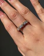 Load image into Gallery viewer, Round Moissanite Band Colorless Moissanite Engagement Band Eternity Moissanite Wedding Band Moissanite Proposal Band Mapple Gems