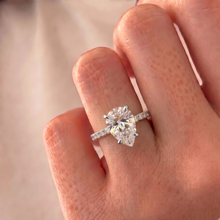 Adele's Engagement Ring: The Big Pear, and How to Scale It Down