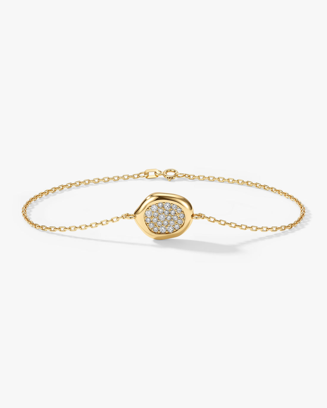 Pebble Pave Moissanite Bracelet image 1