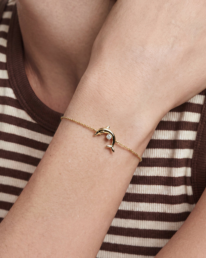 Leaping Dolphin Moissanite Bracelet image 2
