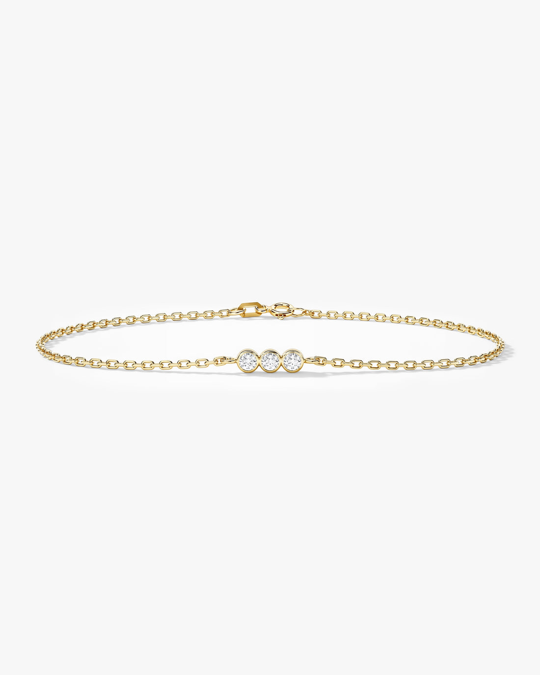 Trio Moissanite Bracelet image 1