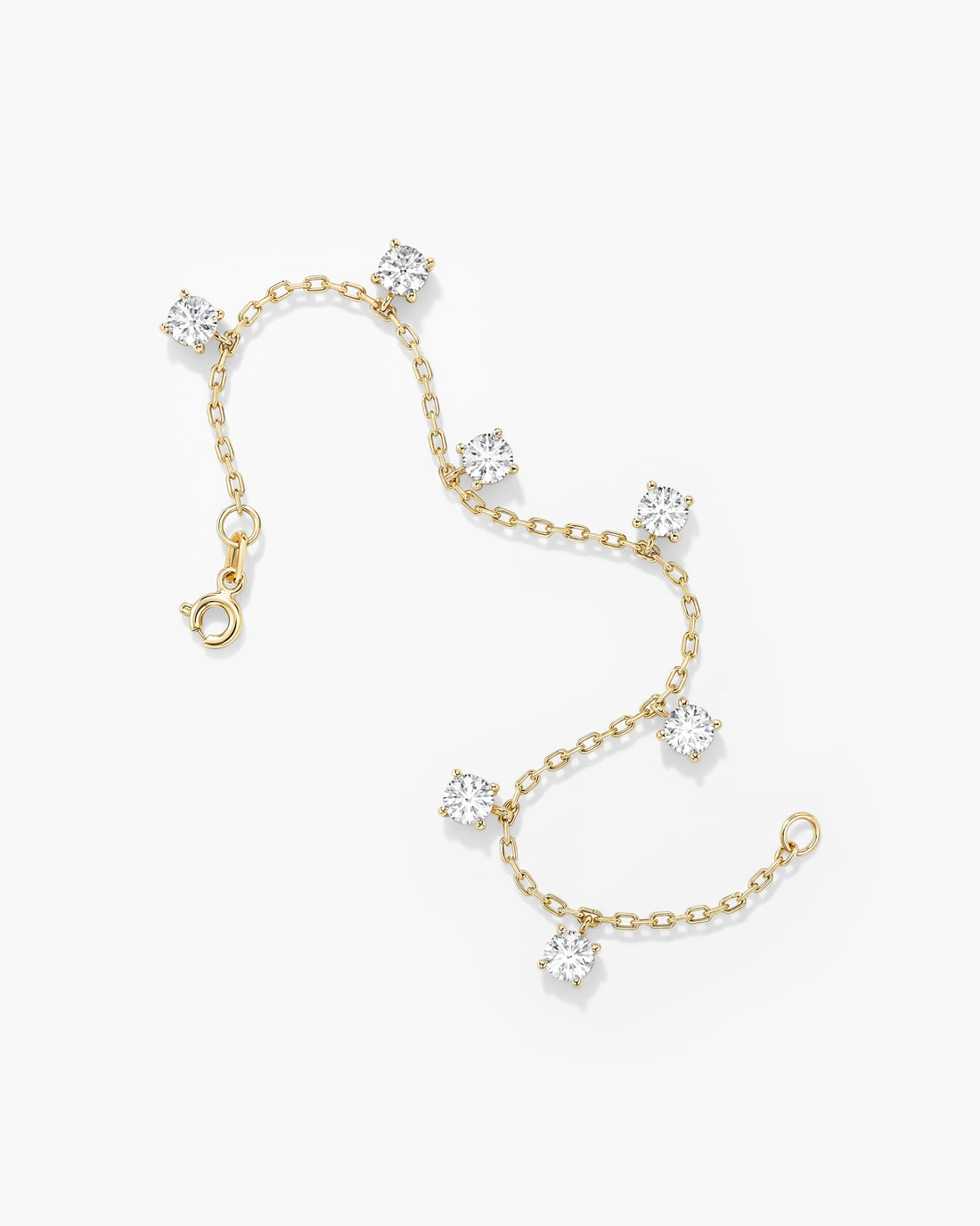 Drop Moissanite Bracelet image 1