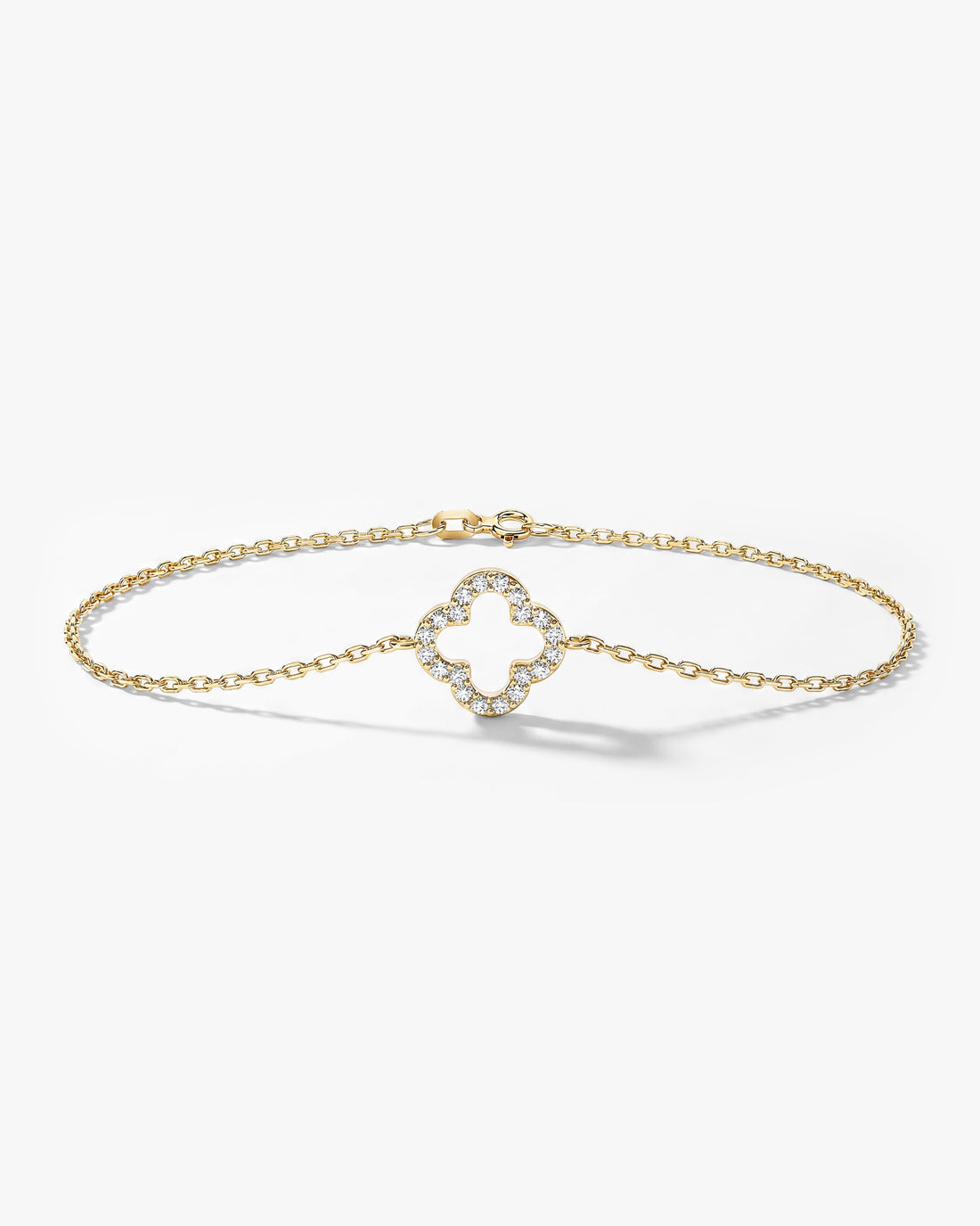 Clover Moissanite Bracelet image 1