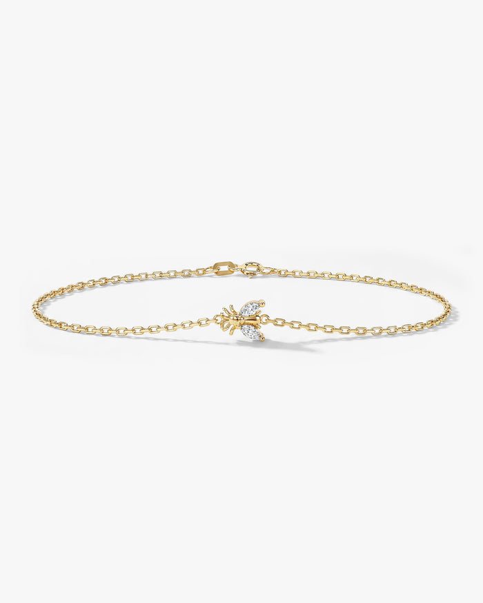 Bee Moissanite Bracelet image 1