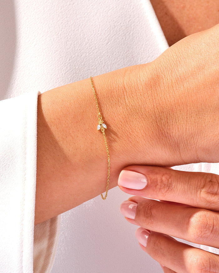 Bee Moissanite Bracelet image 2