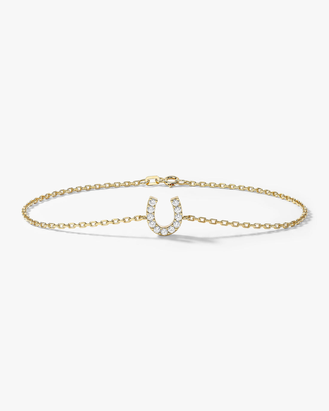 Lucky Horseshoe Moissanite Bracelet image 1