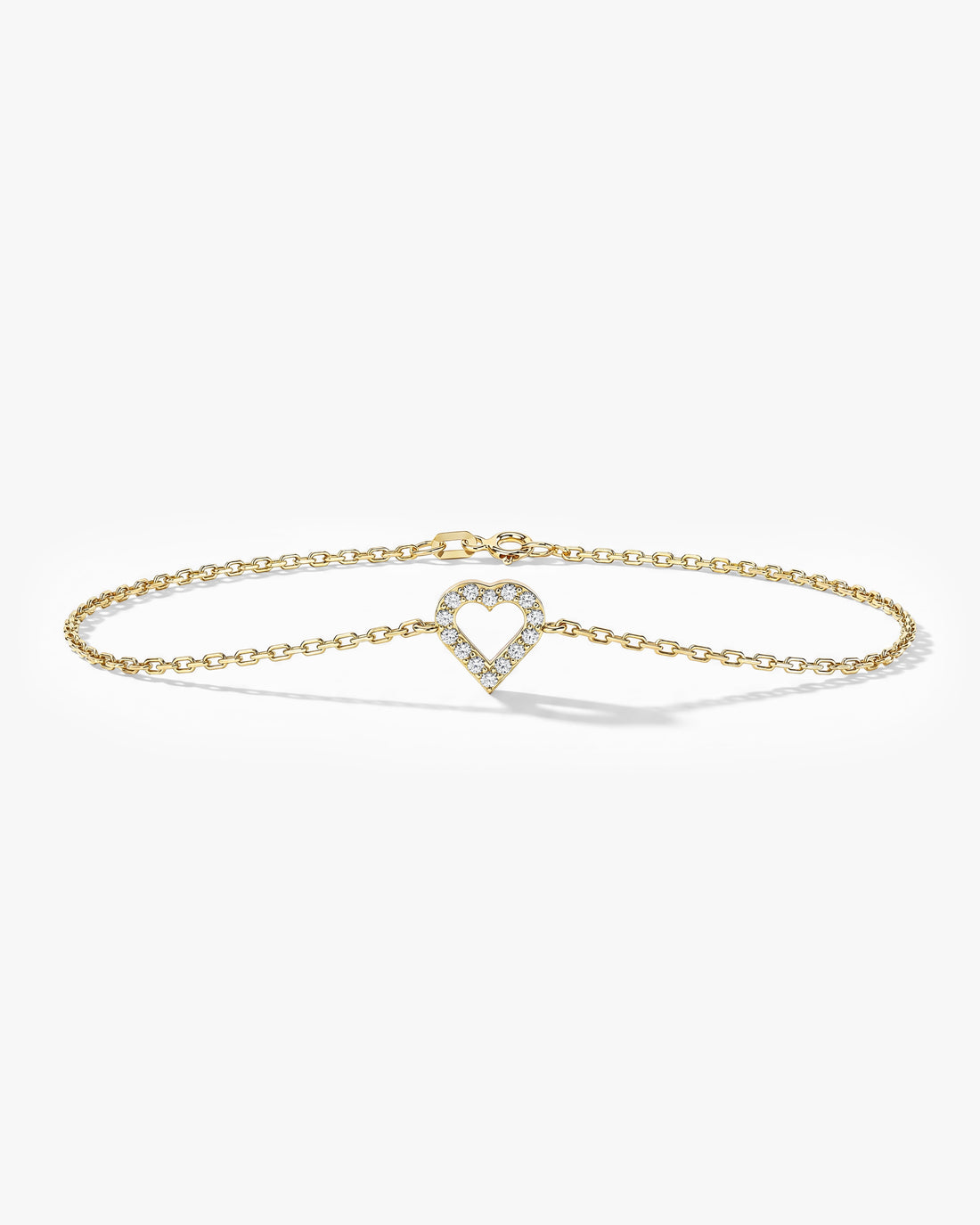 Heart Moissanite Bracelet image 1
