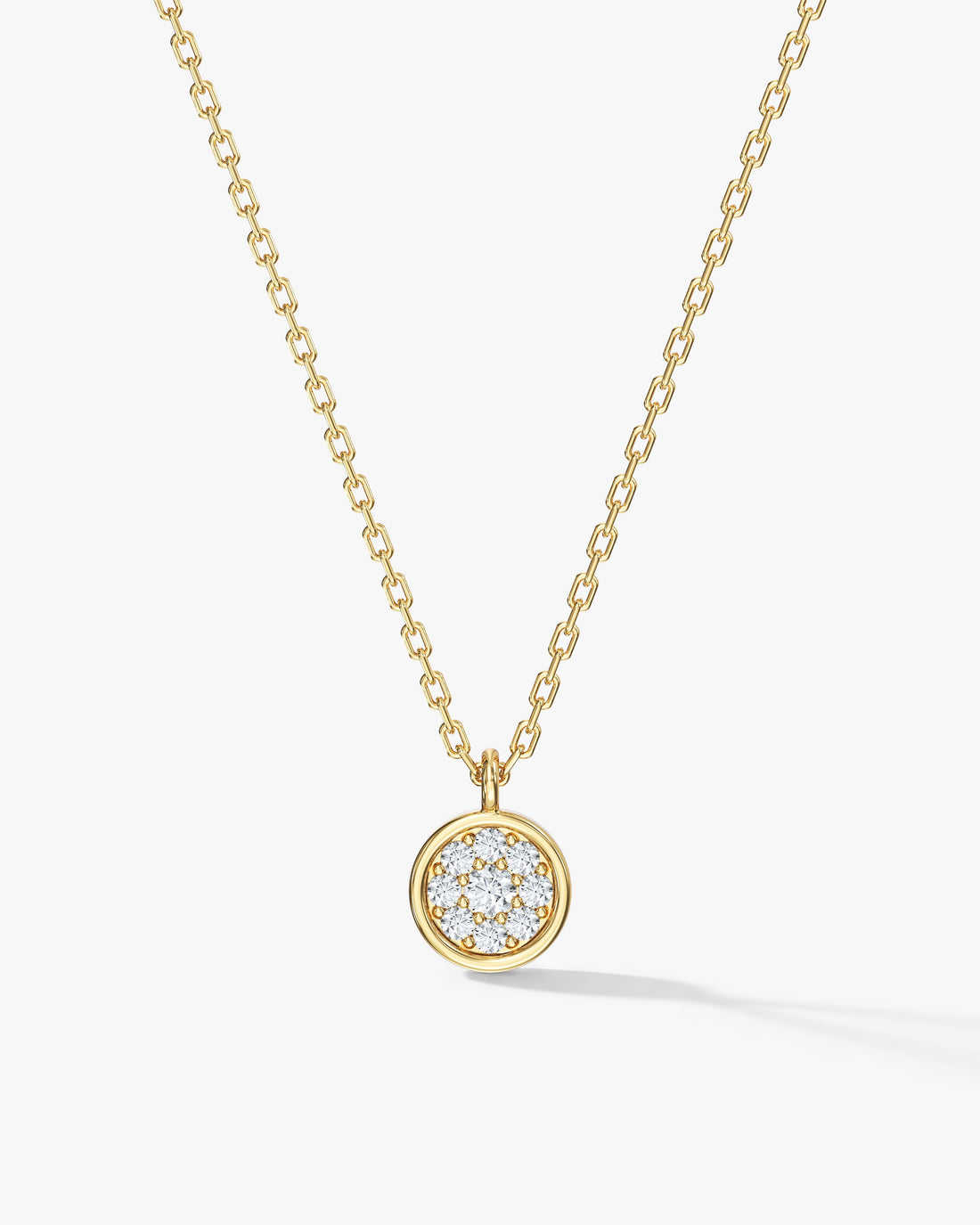 Charm Moissanite Pendant Necklace image 1