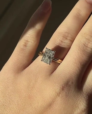 Radiant Cut Solitaire reality