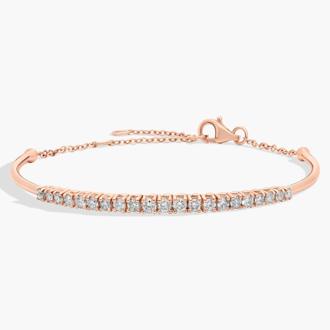 0.50ct Round Cut Moissanite Tennis Bracelet - hero