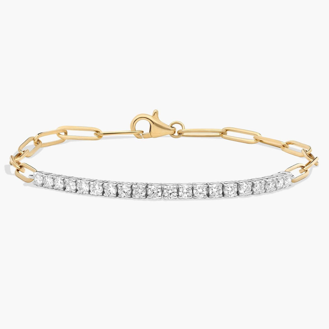 Moissanite Link Bracelet