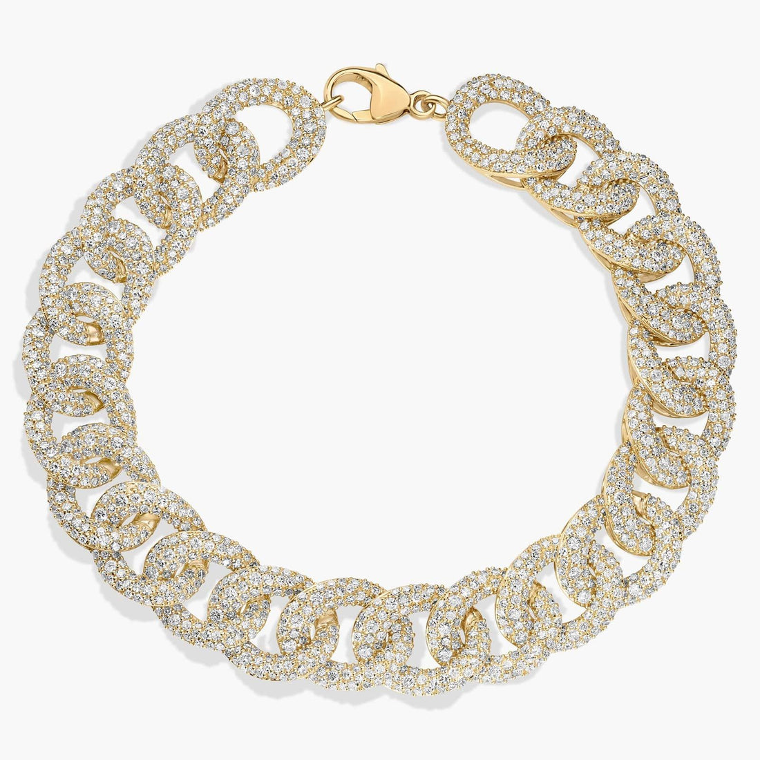 Moissanite Link Bracelet