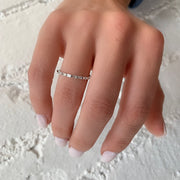 0.20 TCW Buggatte Cut Lab Grown Diamond Wedding Band Gift For Her Mapple Gems