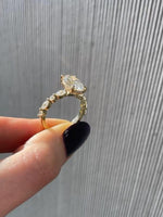 Load image into Gallery viewer, Luxury Marquise Side Stone Moissanite Ring


