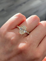 Load image into Gallery viewer, Handmade Anniversary Moissanite Ring


