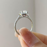 Load image into Gallery viewer, Classic Halo Oval Engagement Ring


