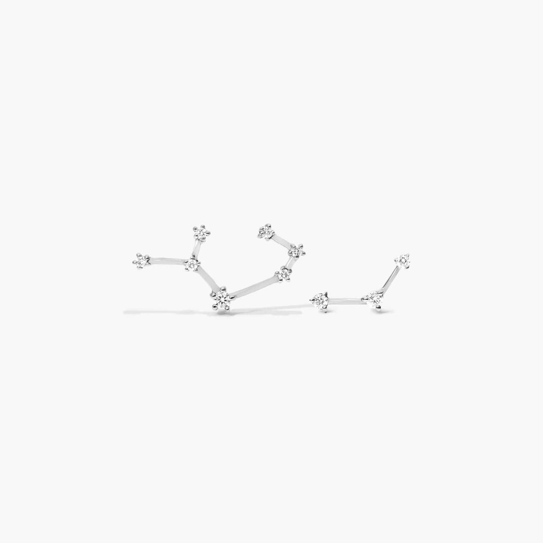 Sagittarius Constellation Moissanite Stud Earrings - hero