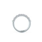 Load image into Gallery viewer, 2.7mm Round Brilliant Cut 7 Stone Eternity Wedding Band Mapple Gems
