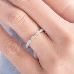 Load image into Gallery viewer, Round Brilliant Cut Full Eternity Unique Wedding Band Mapple Gems
