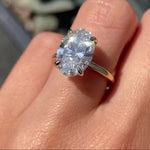 Load image into Gallery viewer, Classic Oval Moissanite Diamond Alternative Ring


