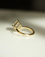Load image into Gallery viewer, Custom East West Asscher Moissanite Jewelry


