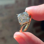 Load image into Gallery viewer, Timeless Asscher Cut Bridal Ring


