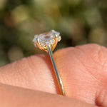 Load image into Gallery viewer, Custom Made Oval Cut Moissanite Ring



